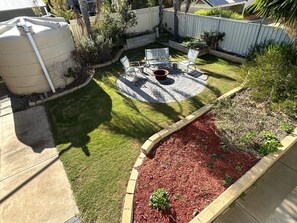 Backyard with Firepit