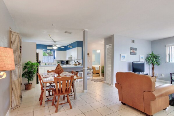Dining area and Living area
