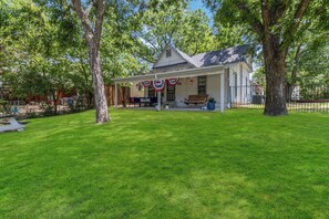 Quiet home on oversized lot directly across from lake