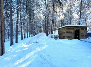 Driveway to cabin