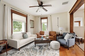 Relax to our open concept living room where the flow of conversation moves from one room to the other with ease.