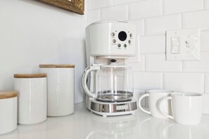 Kaffe och/eller kaffebryggare