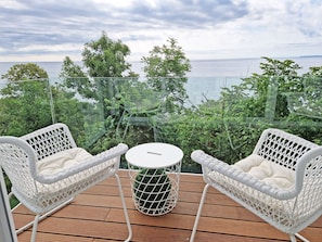 Balkon mit Meerblick