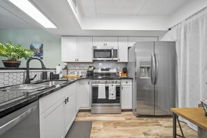 Newly remodeled kitchen