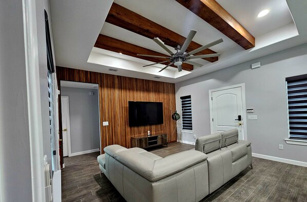 Smart Tv in open living area