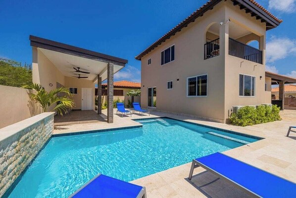 Dive into luxury with a private saltwater pool—your perfect escape from the world.