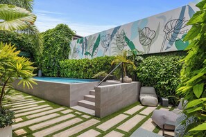 Enjoy poolside serenity with stunning views and a calming ambiance.