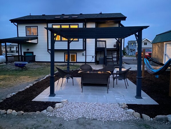 Gazebo and firepit area