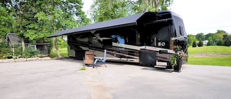 His name is Persey, he is 45' long with many amazing features.