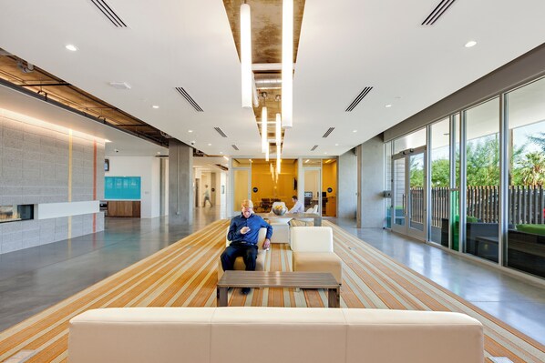 Lobby sitting area