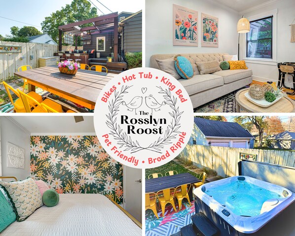 Relax, recharge, & explore Broad Ripple! Rosslyn Roost is  perfect for couples and families