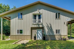 Exterior | 2-Story Cabin | Designated Parking Area (2 Vehicles)