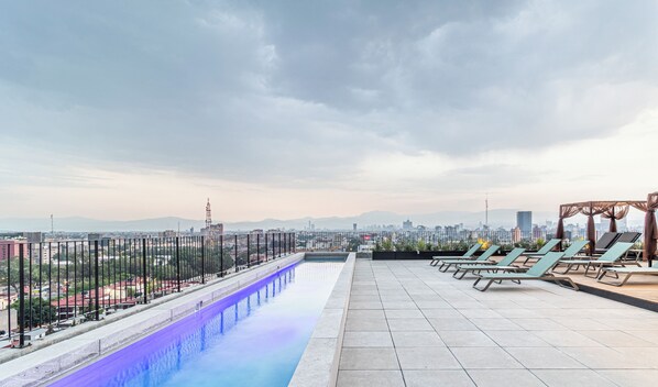 Rooftop pool