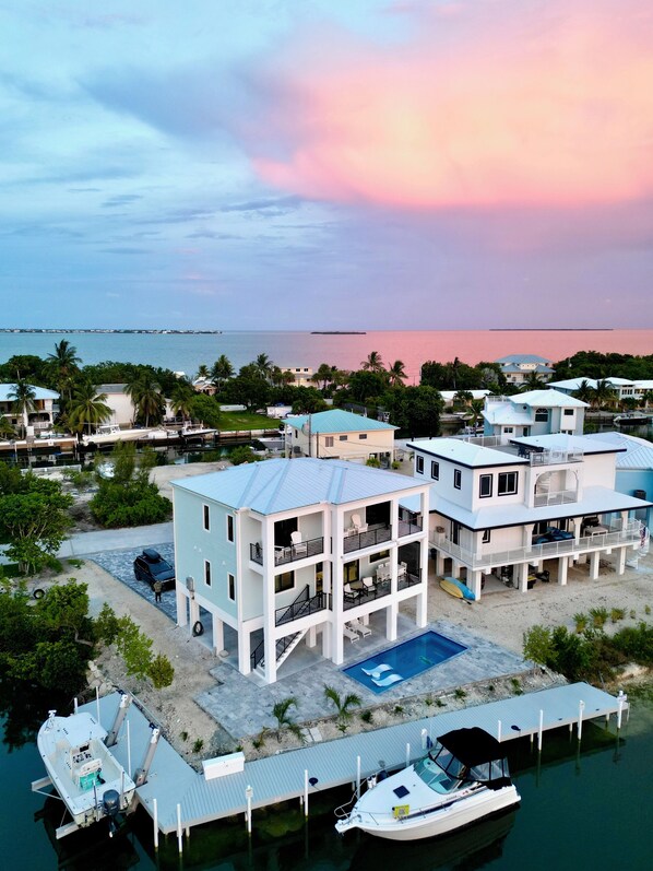 Aerial photo of home 