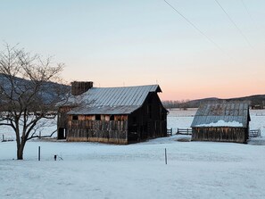 Scenic farm views in every direction