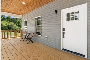 Enjoy a nice morning coffee on the large front porch and take in the views