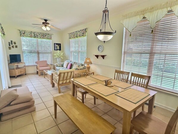 Dining area and hangout spot