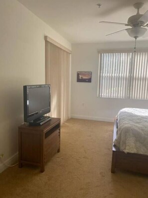 Bedroom with Flat Screen TV