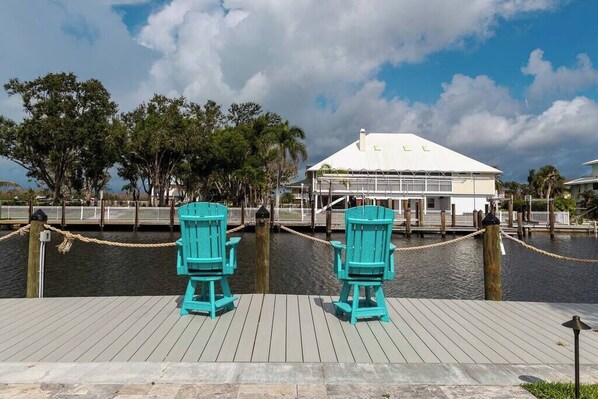 Ocean view from our Dock