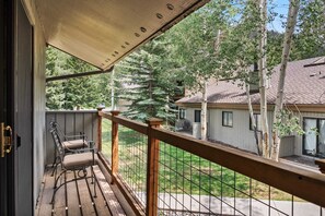 Exterior: Private balcony, outdoor seating