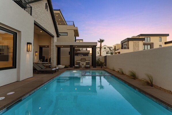 Dusk Pool Area