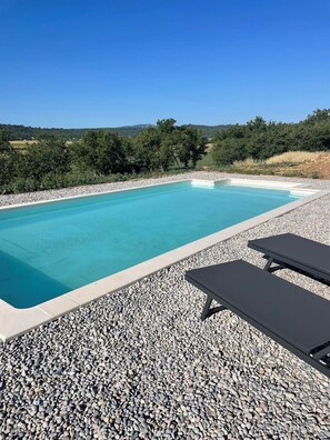 Transats et Piscine