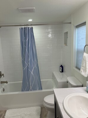 Large full well lit bathroom