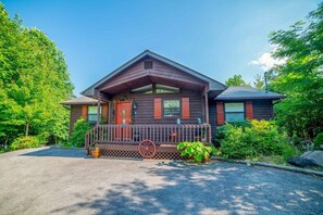 Majestic Mountain Views - Mt LeConte - Front of cabin