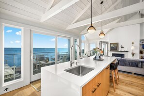 View of Kitchen with seating for 4