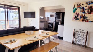 Kitchen and dining area.
