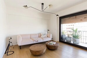 Living room balcony View to a beautiful park and the best apartment of Argentina