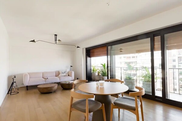 Living room balcony View to a beautiful park and the best apartment of Argentina