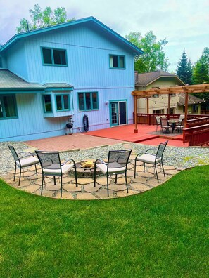 Large backyard