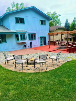 Large backyard