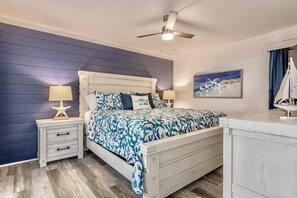 Master bedroom with King