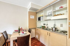 Kitchen and dining area