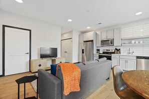 Living room and Kitchen area