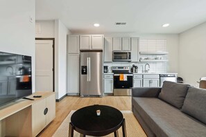 Living room and Kitchen area