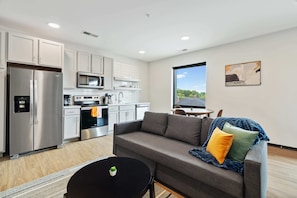 Living room and Kitchen area