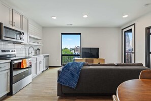 Living room and Kitchen area