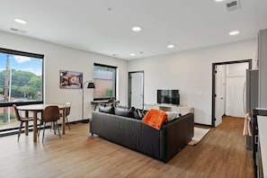 Unit 1 - Living room and Kitchen area