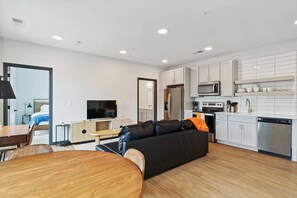 Unit 1 - Living room and Kitchen area