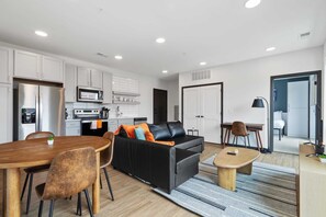Unit 1 - Living room and Kitchen area