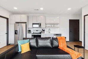 Unit 1 - Living room and Kitchen area