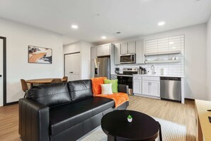 Living room and Kitchen area