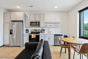Living room and Kitchen area