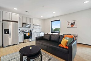 Living room and Kitchen area