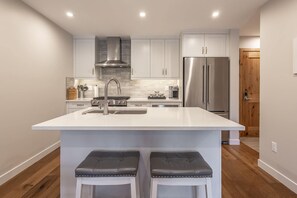 Breakfast bar with added seating