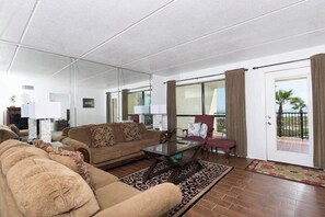 Plenty of space to kick back and relax in the living area
