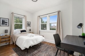 Twin Sized Bedroom with Desk